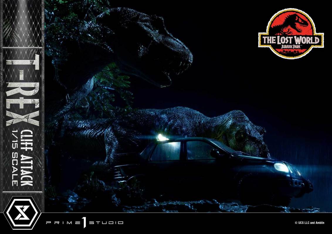 The Lost World: Jurassic Park (Film) T-Rex Cliff Attack