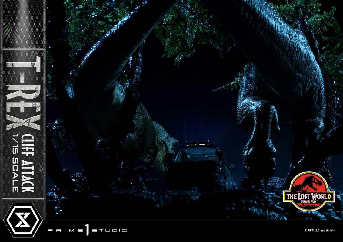 The Lost World: Jurassic Park (Film) T-Rex Cliff Attack