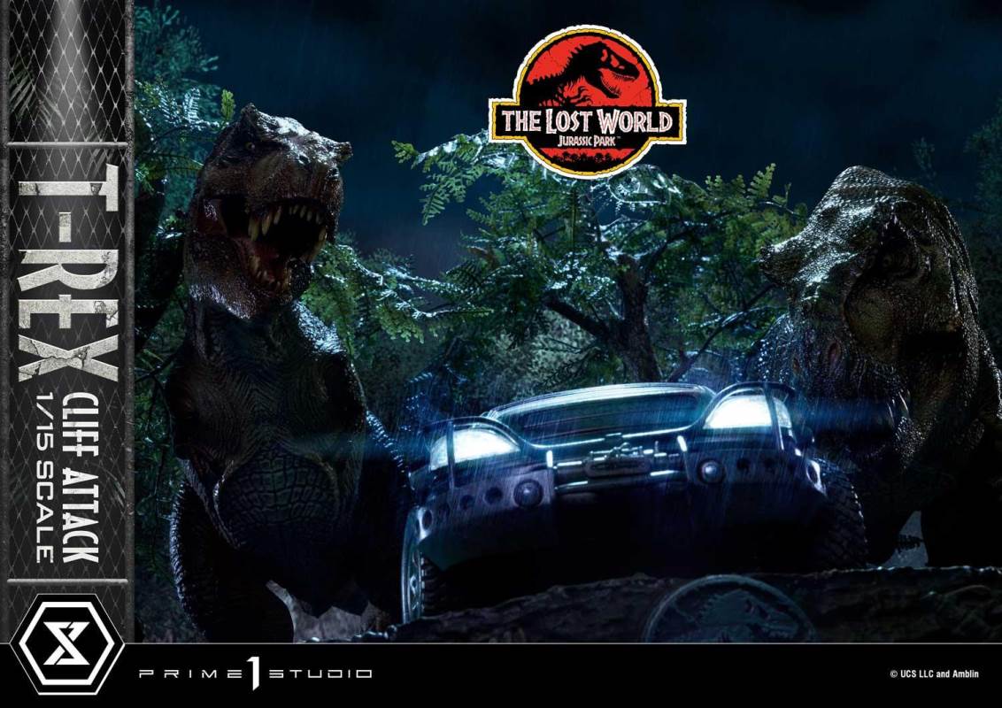 The Lost World: Jurassic Park (Film) T-Rex Cliff Attack