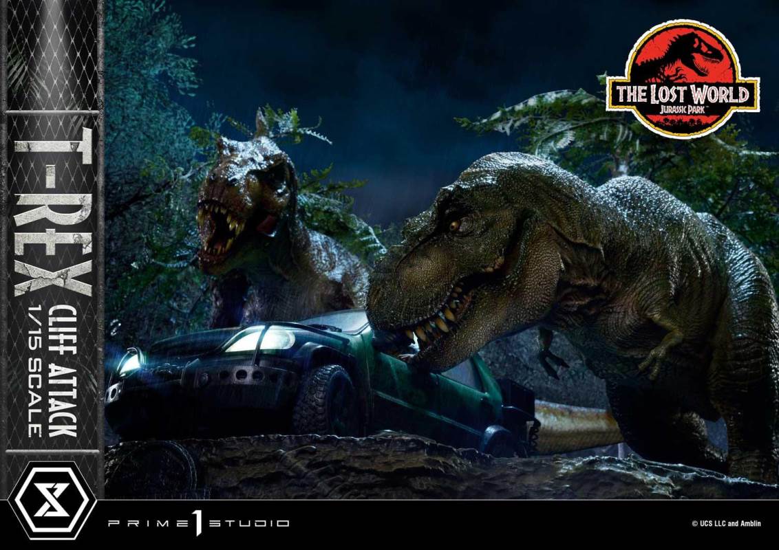 The Lost World: Jurassic Park (Film) T-Rex Cliff Attack
