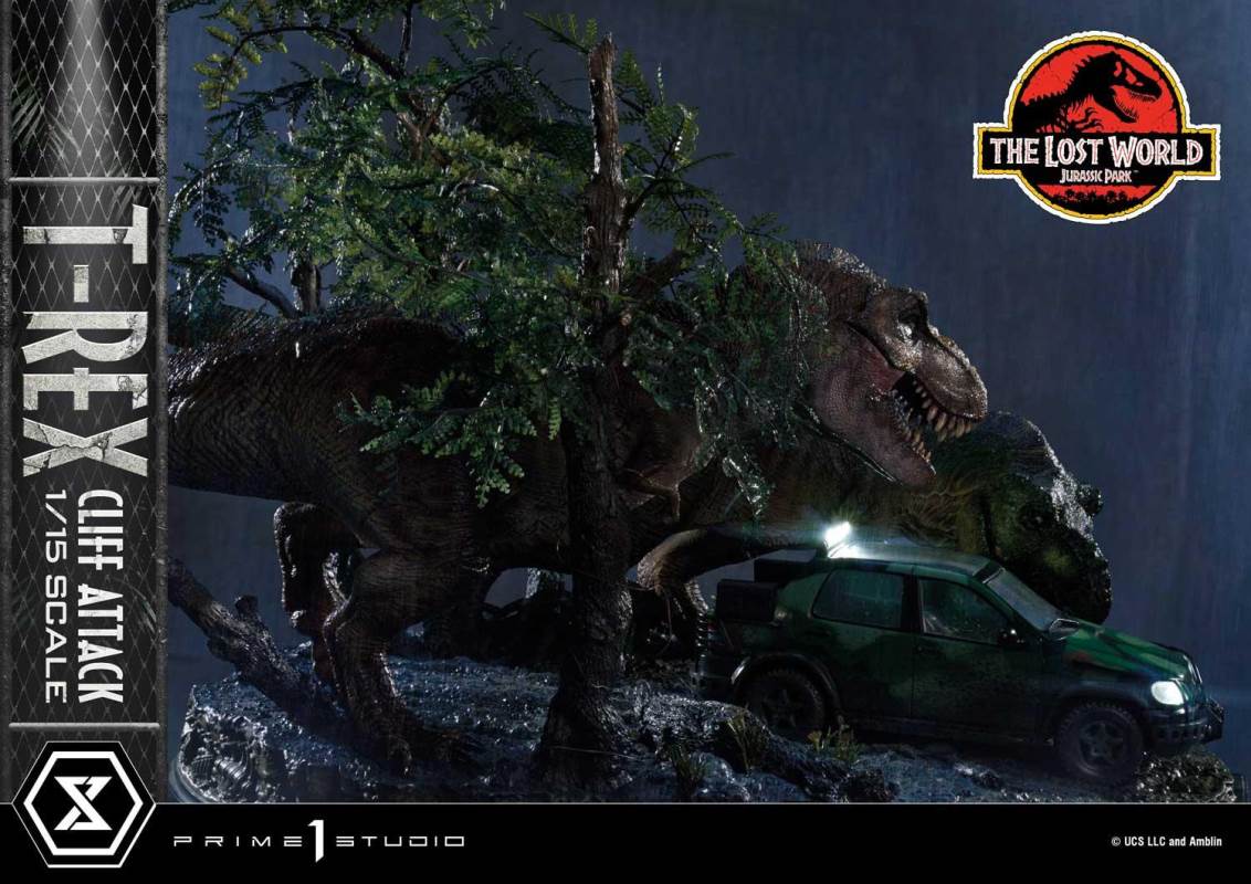 The Lost World: Jurassic Park (Film) T-Rex Cliff Attack