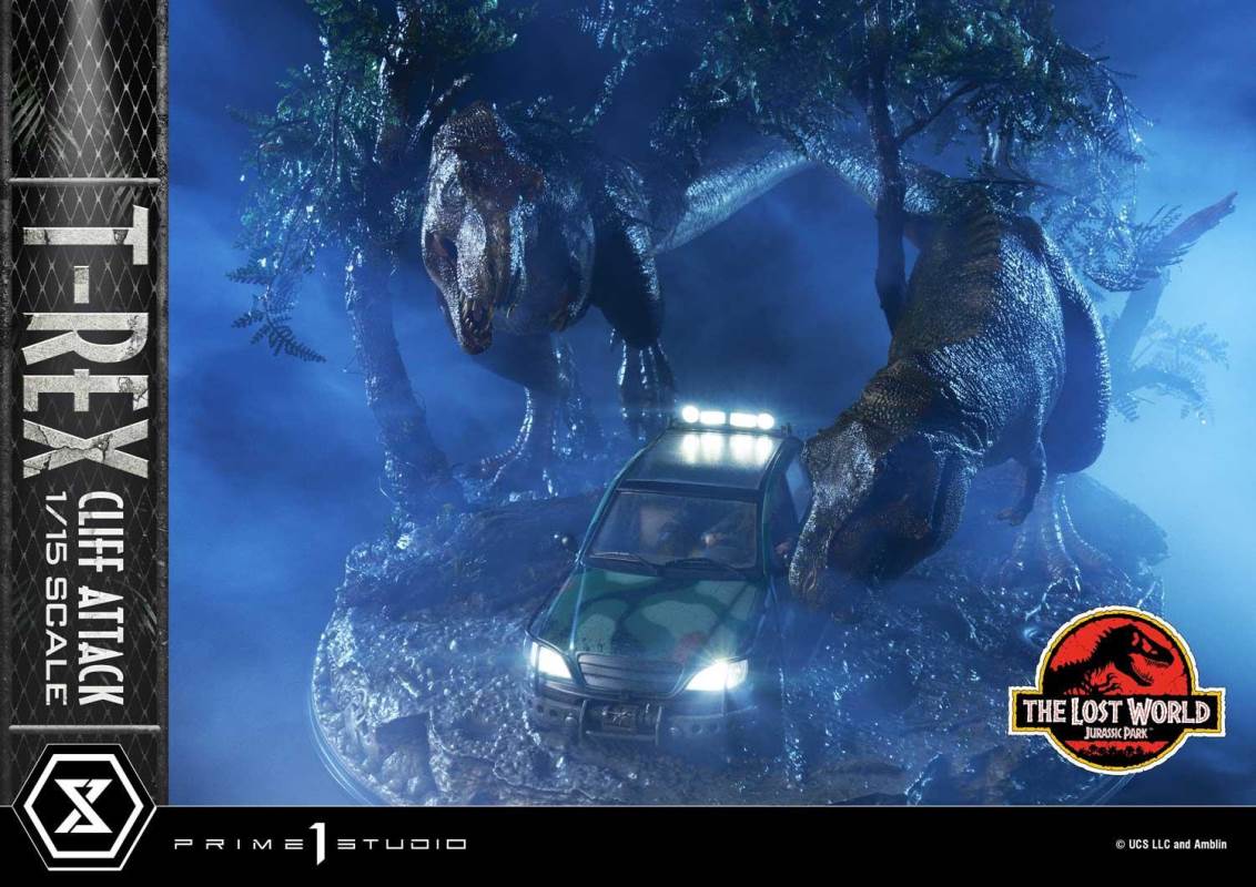 The Lost World: Jurassic Park (Film) T-Rex Cliff Attack