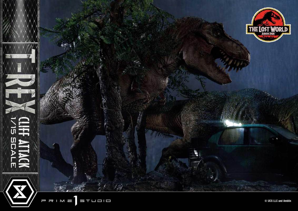 The Lost World: Jurassic Park (Film) T-Rex Cliff Attack