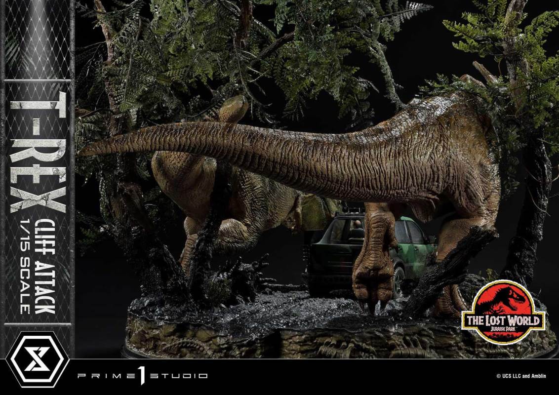 The Lost World: Jurassic Park (Film) T-Rex Cliff Attack