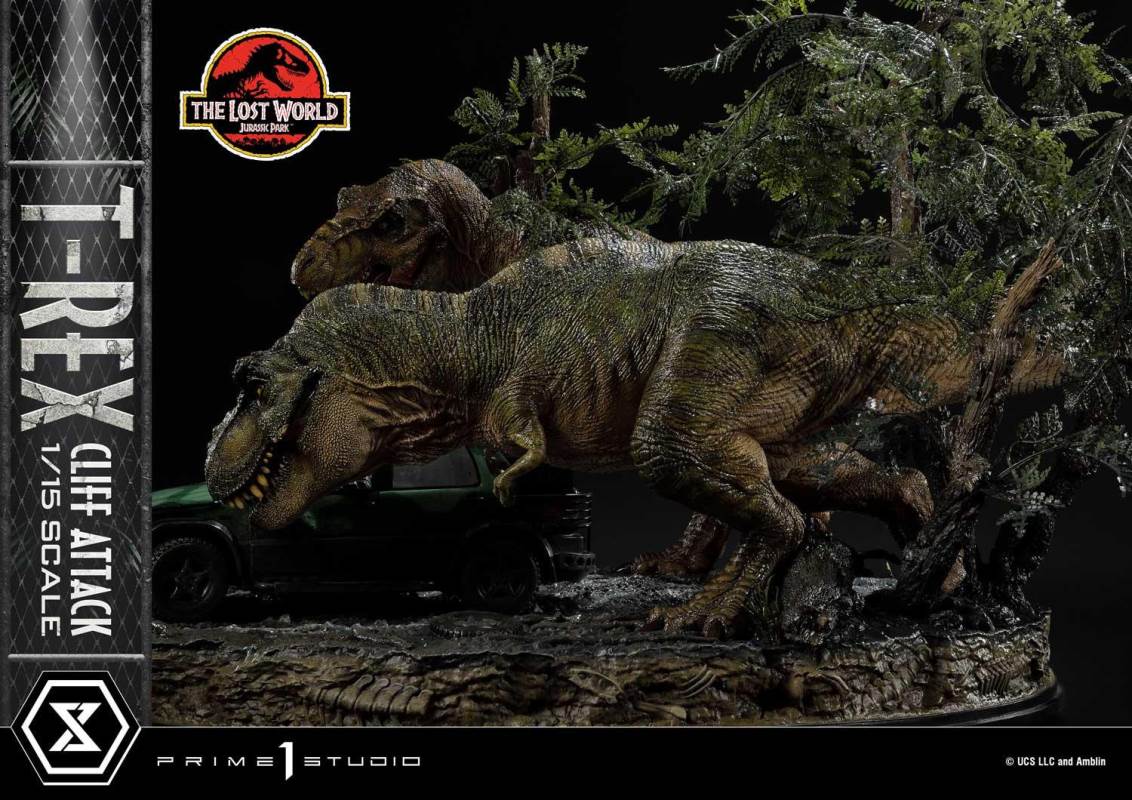 The Lost World: Jurassic Park (Film) T-Rex Cliff Attack