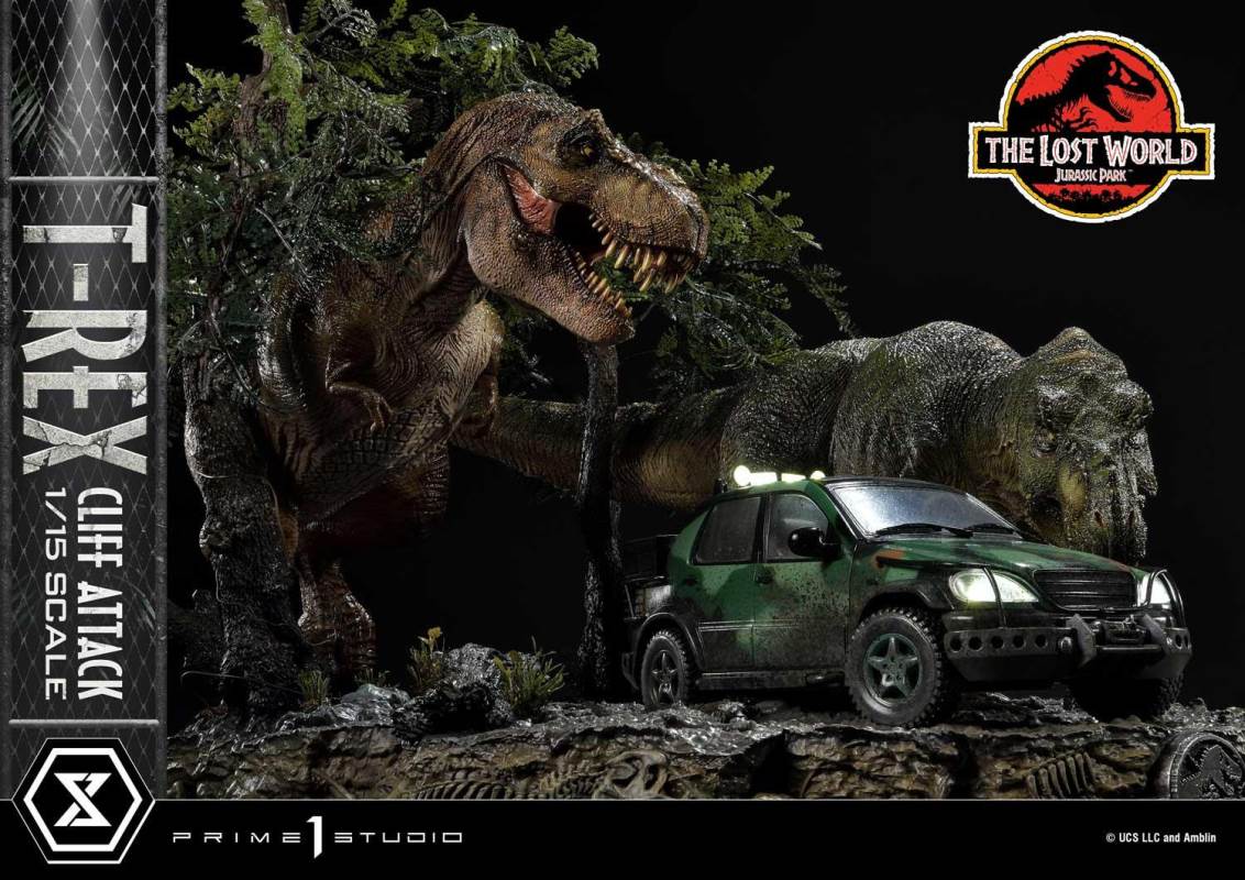 The Lost World: Jurassic Park (Film) T-Rex Cliff Attack