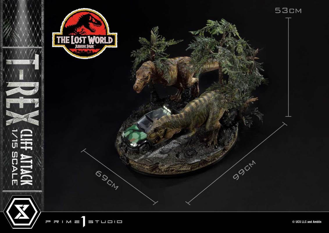 The Lost World: Jurassic Park (Film) T-Rex Cliff Attack
