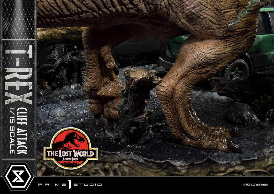 The Lost World: Jurassic Park (Film) T-Rex Cliff Attack