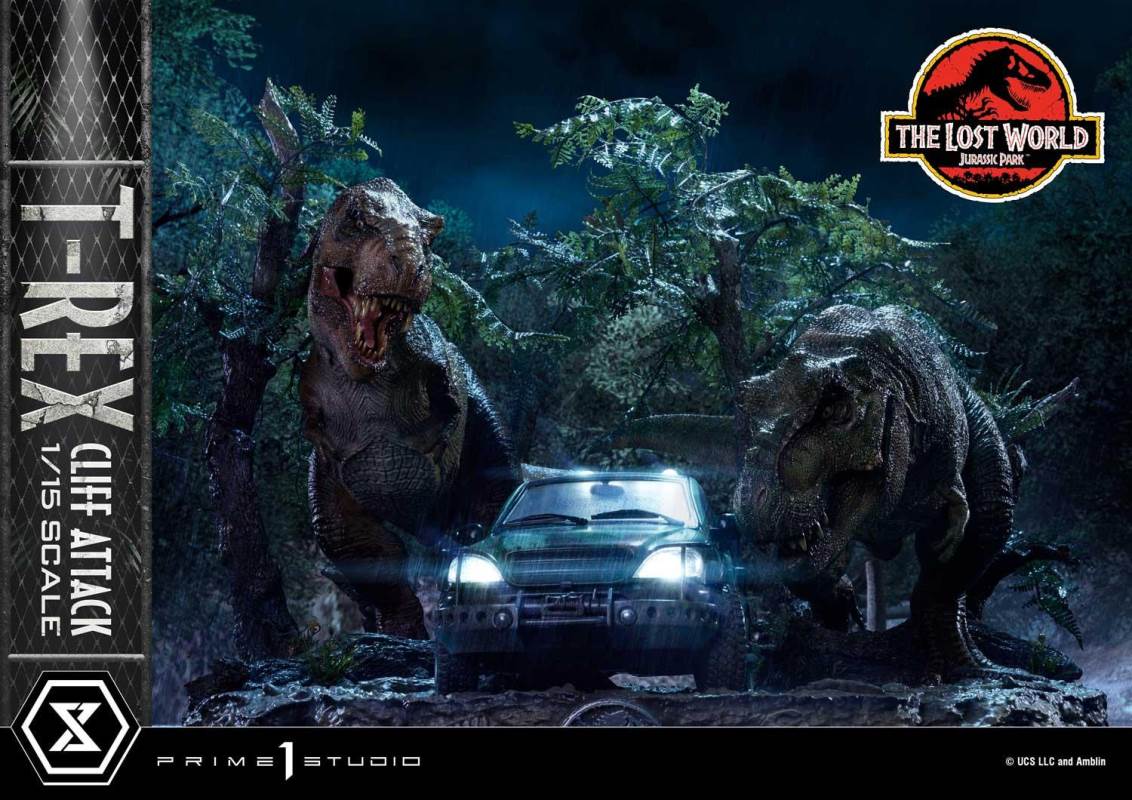 The Lost World: Jurassic Park (Film) T-Rex Cliff Attack