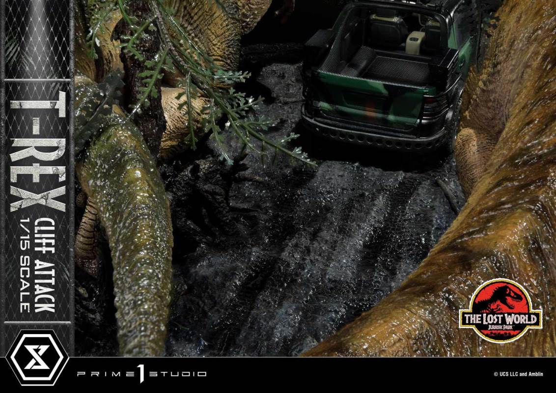 The Lost World: Jurassic Park (Film) T-Rex Cliff Attack