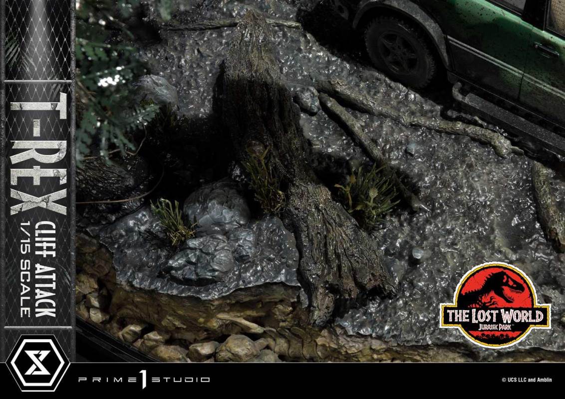 The Lost World: Jurassic Park (Film) T-Rex Cliff Attack