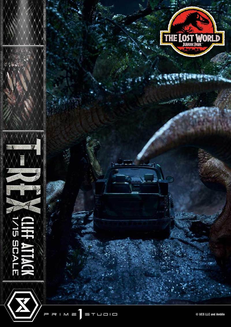 The Lost World: Jurassic Park (Film) T-Rex Cliff Attack
