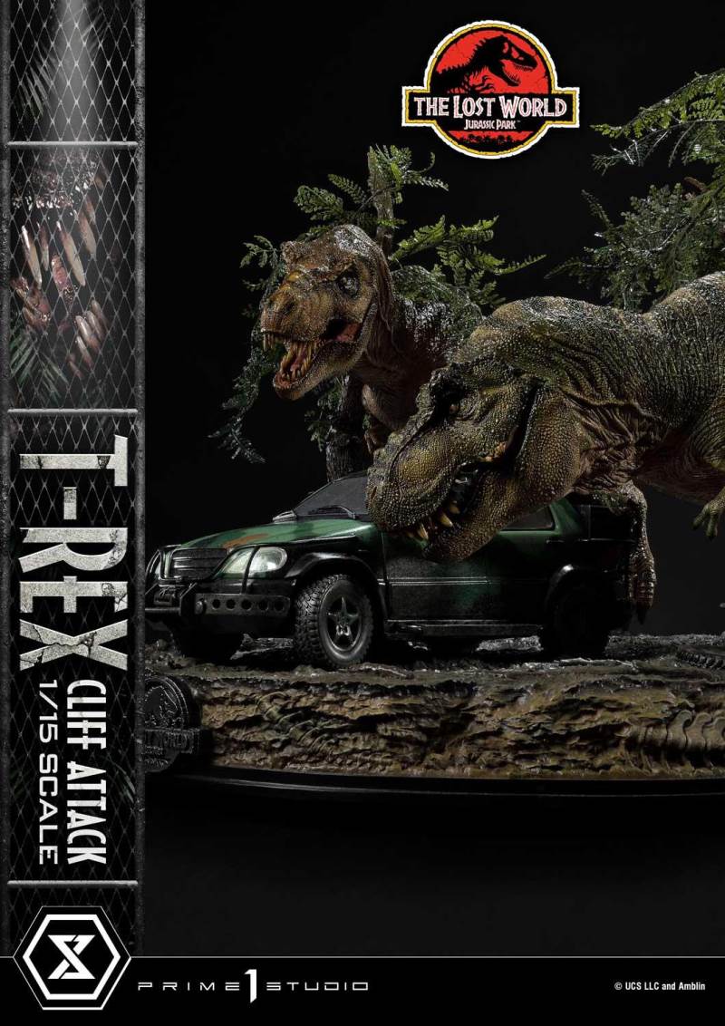 The Lost World: Jurassic Park (Film) T-Rex Cliff Attack