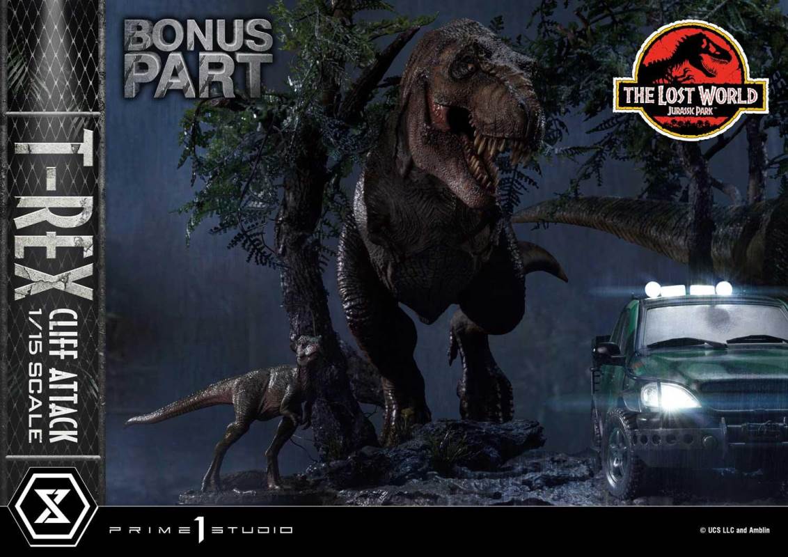 The Lost World: Jurassic Park (Film) T-Rex Cliff Attack