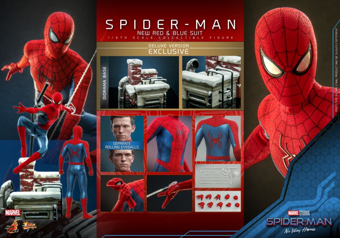 Spider-Man (New Red and Blue Suit) Deluxe Edition 1/6