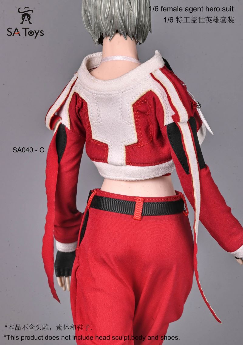 Female Soldier Agent Furious Hero Suit Costume 1/6