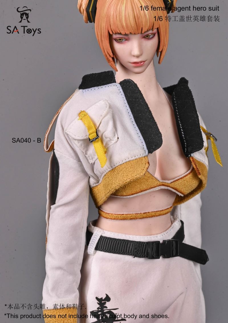 Female Soldier Agent Furious Hero Suit Costume 1/6