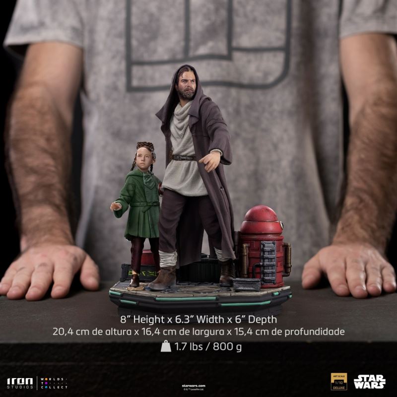 Obi-Wan and Young Leia Deluxe- Obi-Wan Kenobi - Art Scale 1/10