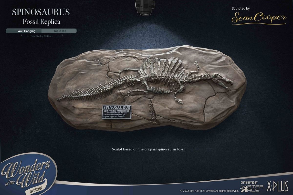Spinosaurus 2.0 (Land version with Spinosaurus fossil)