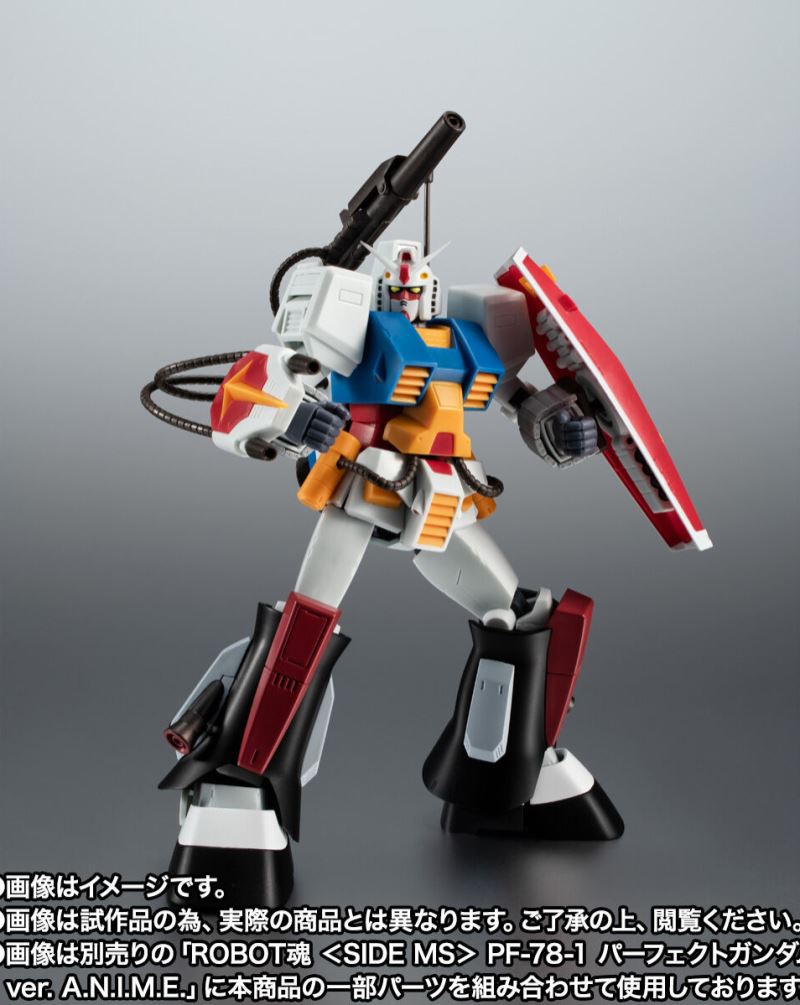 RX-78-2 Gundam (Rollout Color) & Plastic Kyoshiro Special Parts Set ver. ANIME