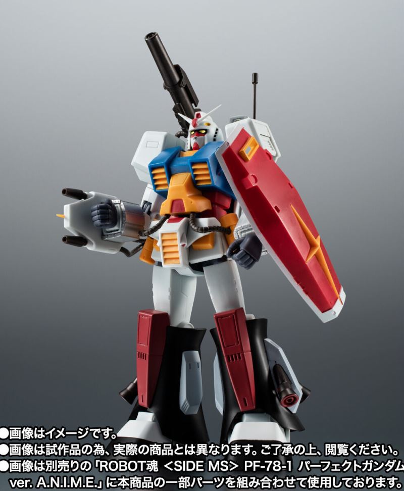RX-78-2 Gundam (Rollout Color) & Plastic Kyoshiro Special Parts Set ver. ANIME