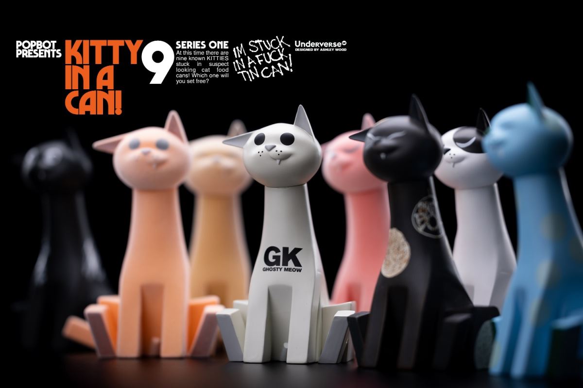 Popbot Series Blind Box Kitty In A Can!