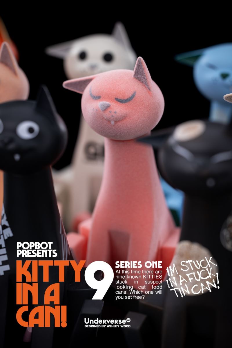 Popbot Series Blind Box Kitty In A Can!