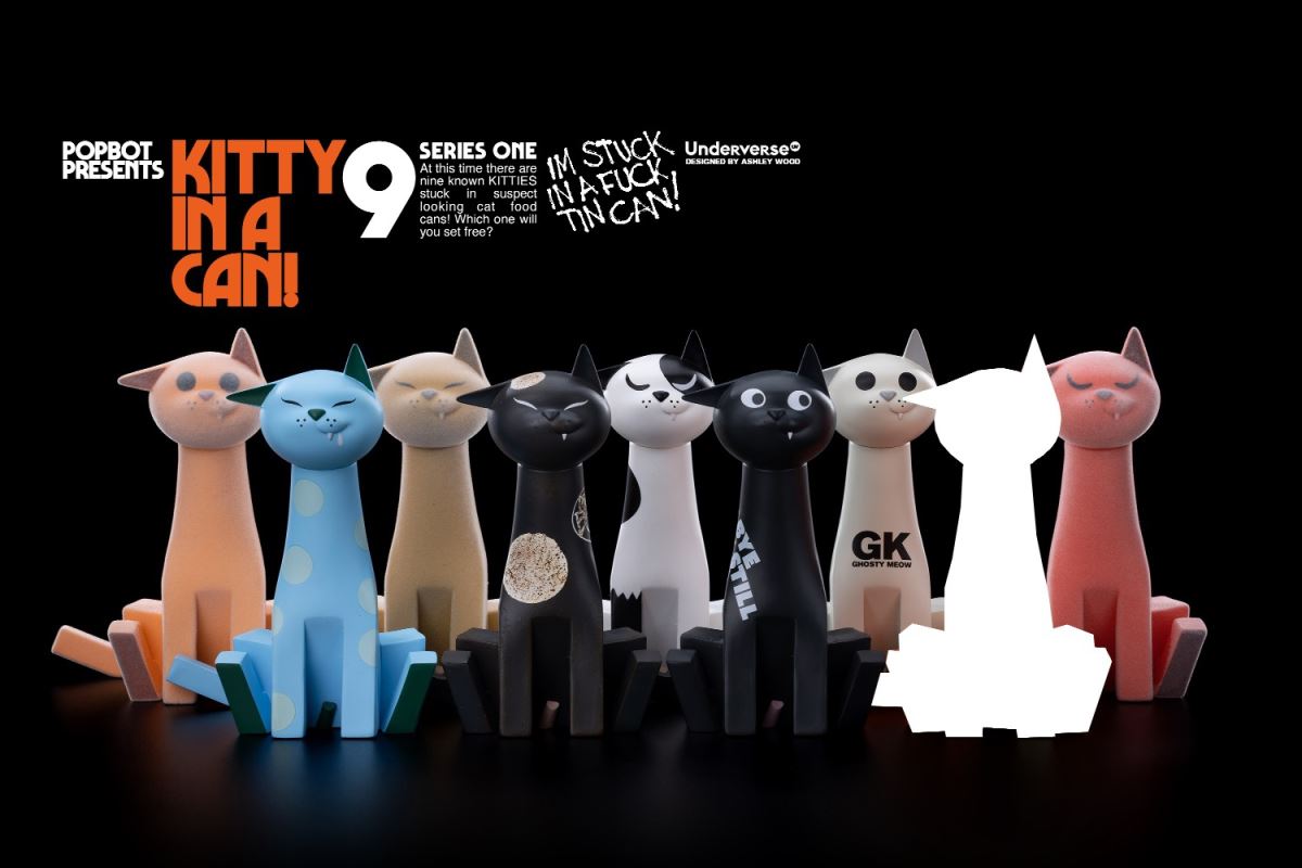 Popbot Series Blind Box Kitty In A Can!