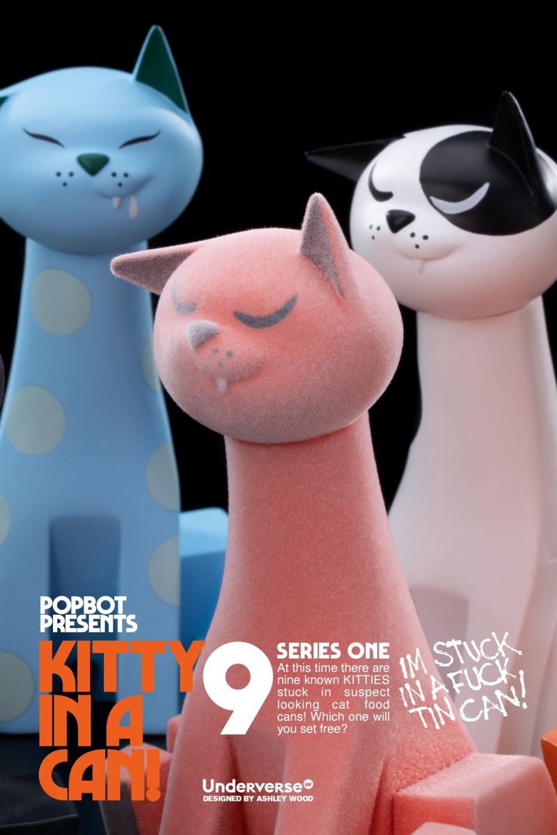 Popbot Series Blind Box Kitty In A Can!