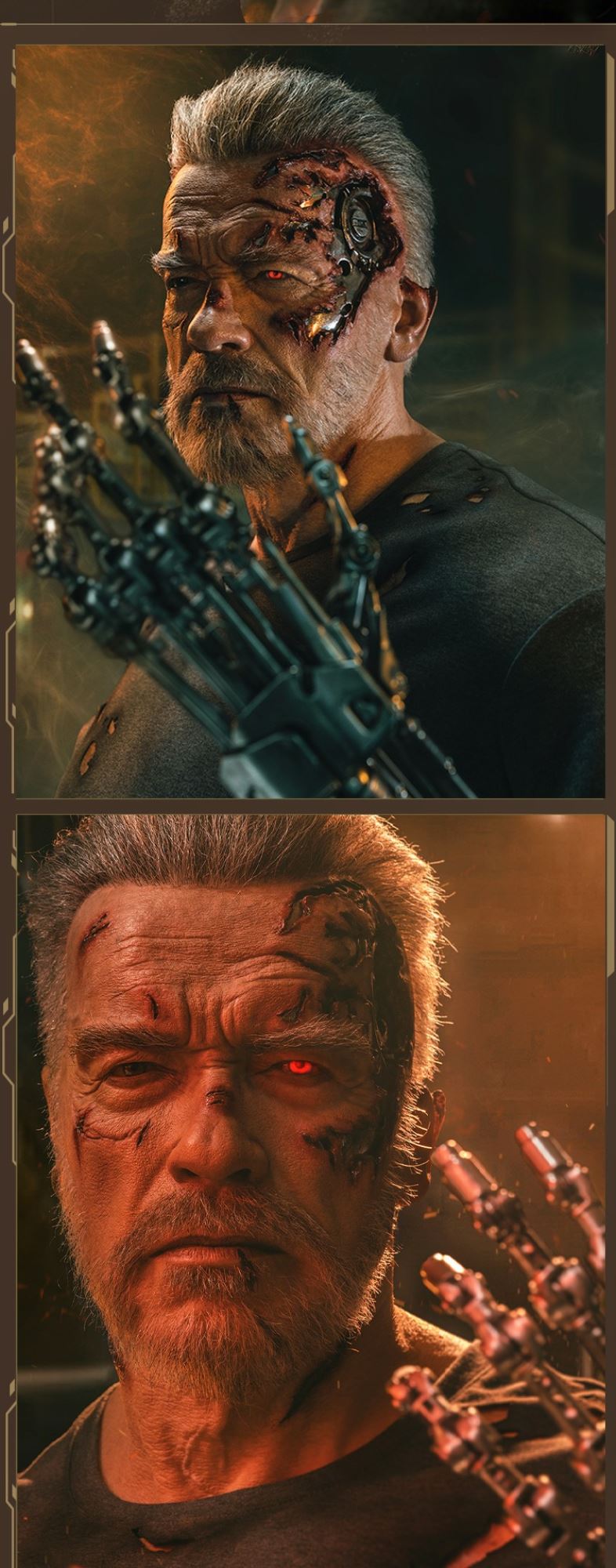 T-800 1/1 bust – Terminator Dark Fat