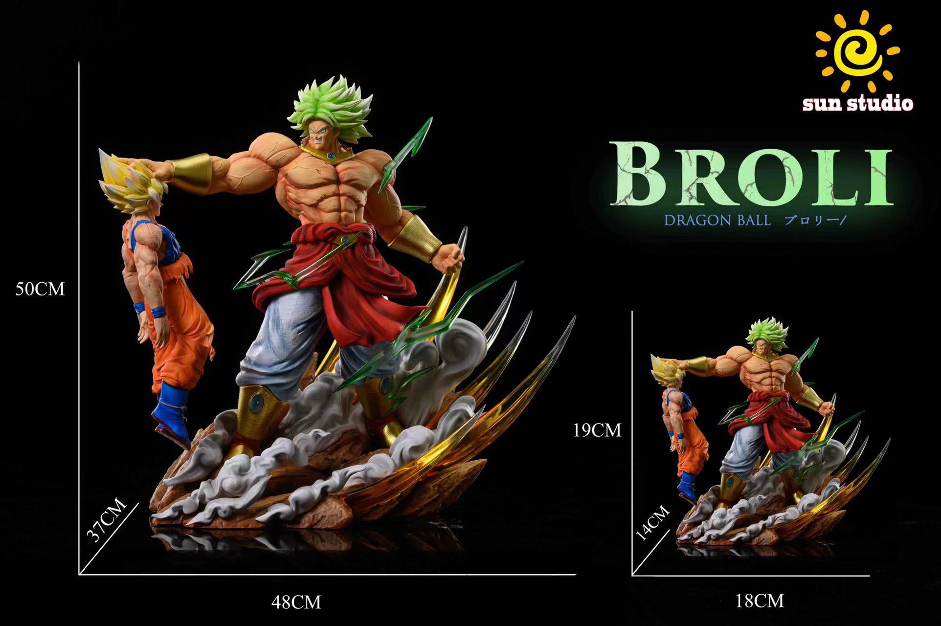 Broly vs Son Goku - Dragon Ball
