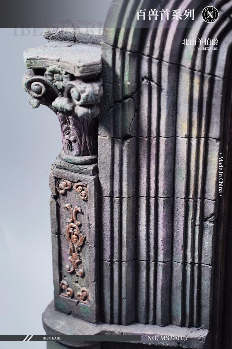 Hundred Beast Head Sculpture Series - Ibex Earl Head Sculpture 1/6
