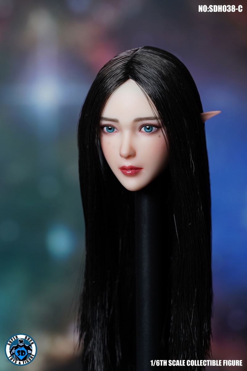 Elf female head carving 1/6