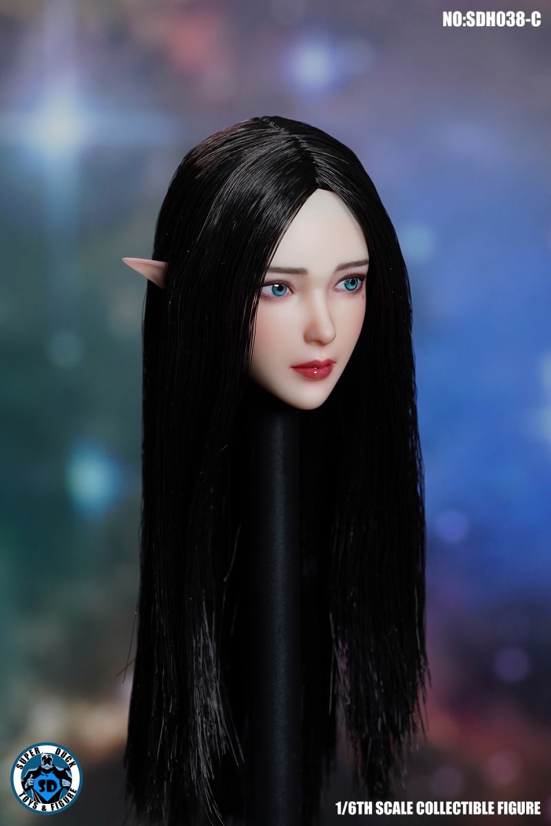 Elf female head carving 1/6