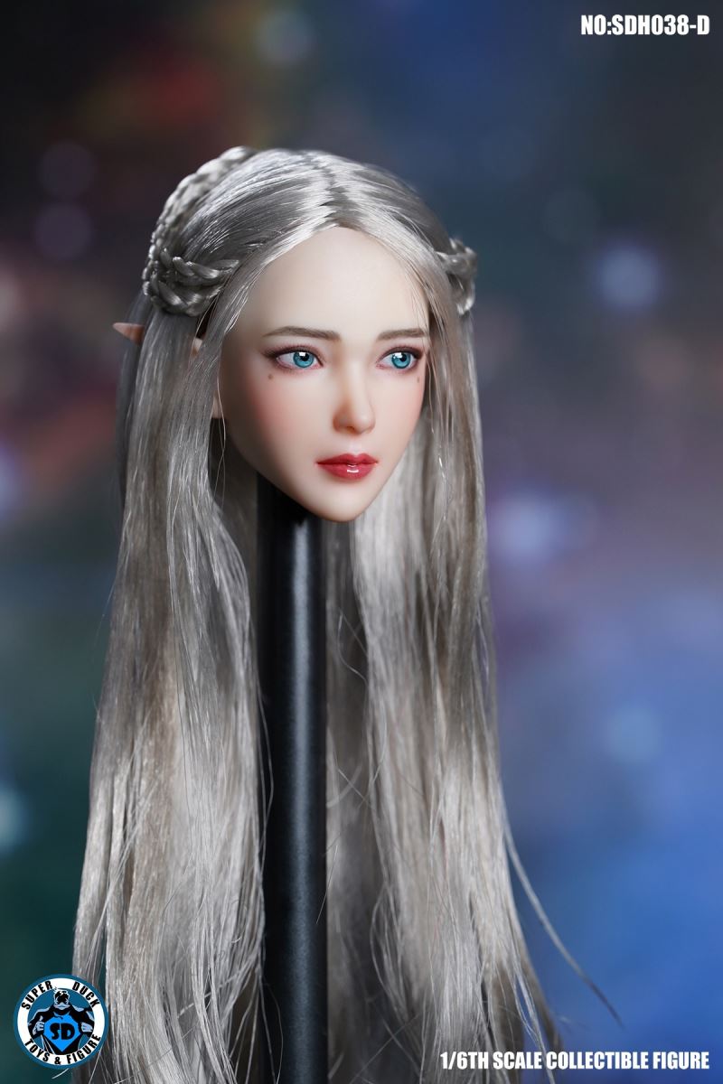 Elf female head carving 1/6