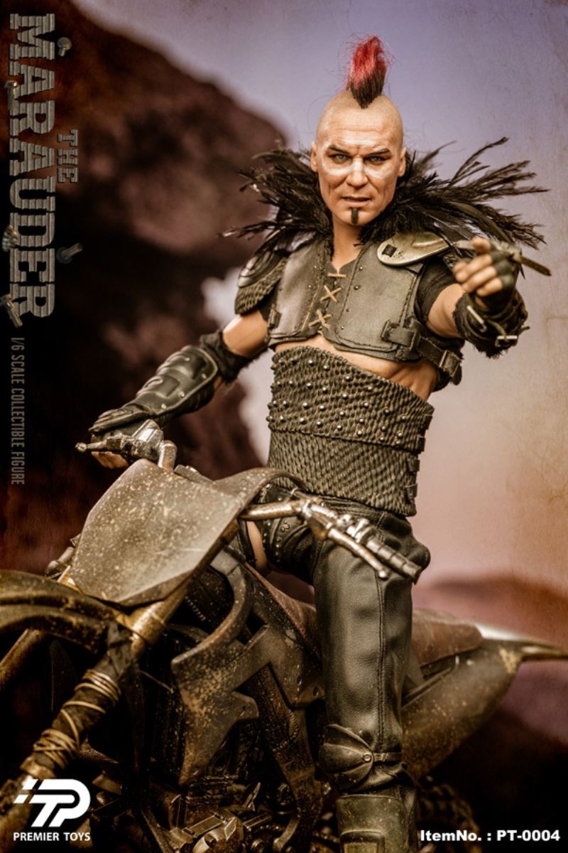 Desert Thug & Wasteland Style Painted Motorcycle 1/6