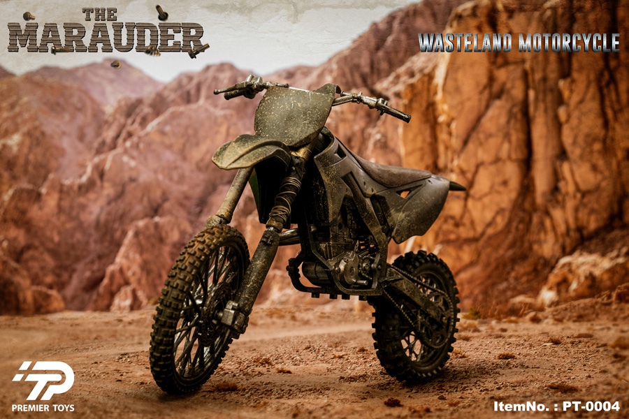 Desert Thug & Wasteland Style Painted Motorcycle 1/6