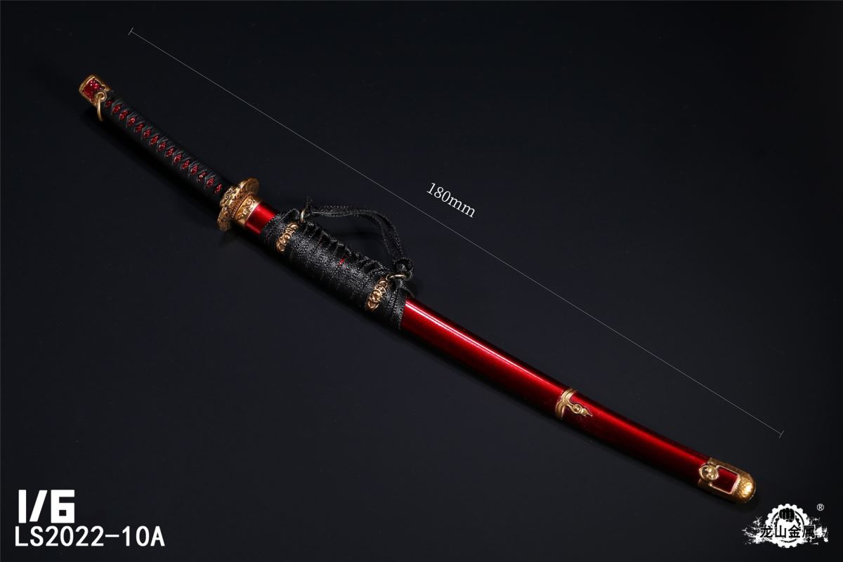 Die-casting Alloy Japanese Samurai Ronin Fighting Sword 1/6