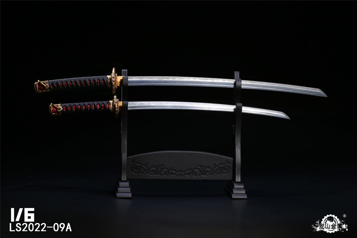 Die-casting Alloy Japanese Samurai Ronin Fighting Sword 1/6