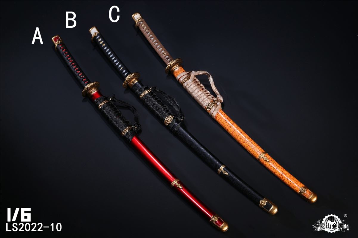 Die-casting Alloy Japanese Samurai Ronin Fighting Sword 1/6