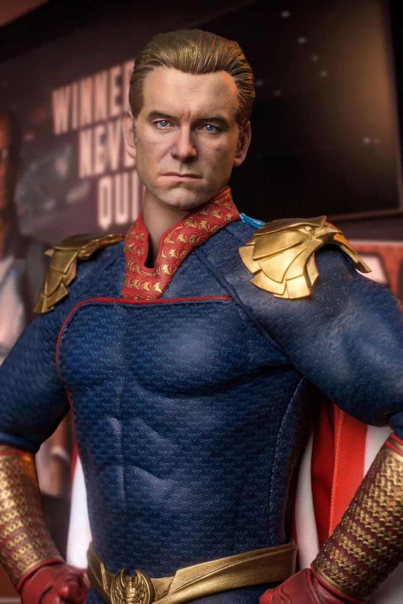 The Hero European and American expression head sculpture 1/6