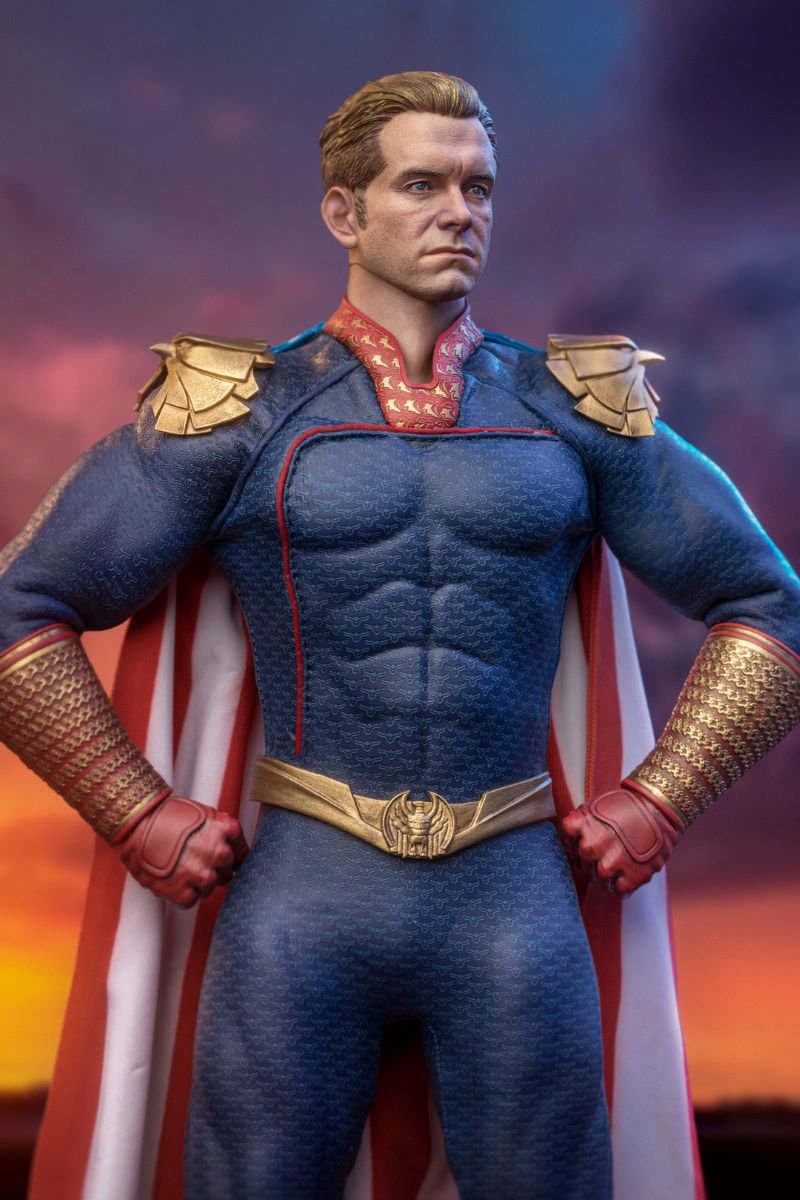 The Hero European and American expression head sculpture 1/6