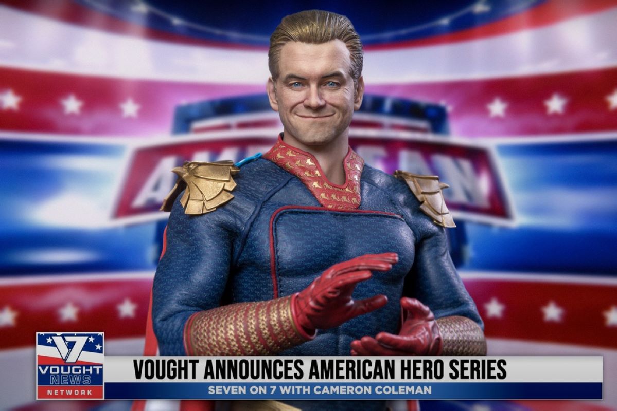 The Hero European and American expression head sculpture 1/6