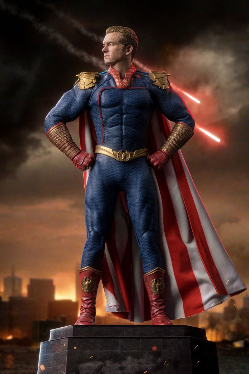 The Hero European and American expression head sculpture 1/6