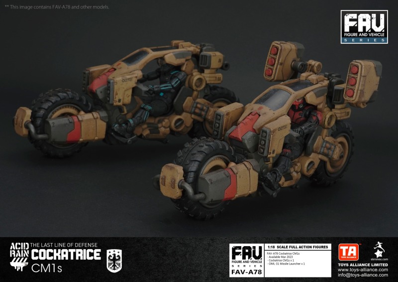 Acid Rain War FAV-A78 Cockatrice CM1s 1/18