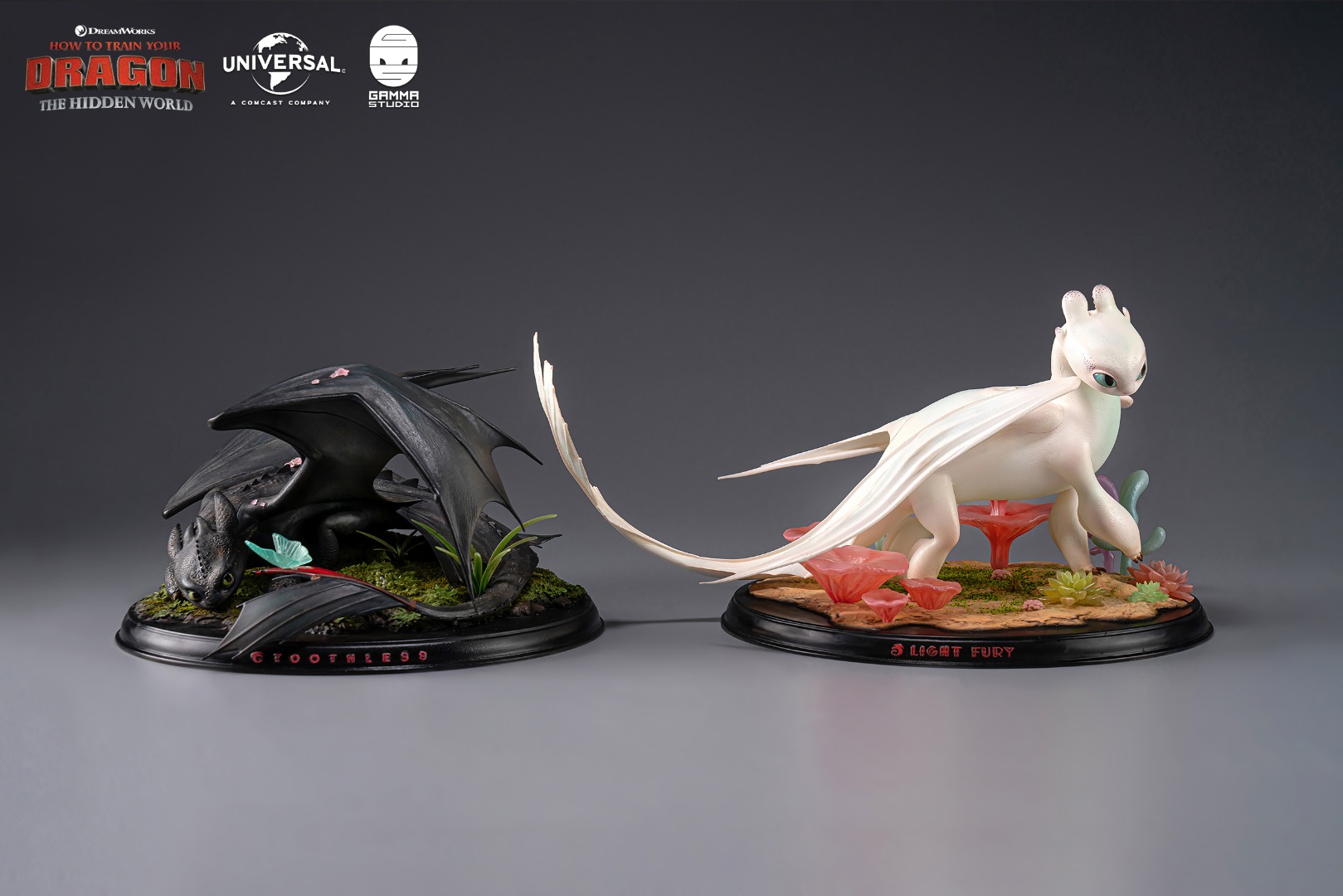 Toothless / Light Fury - How to train your dragon
