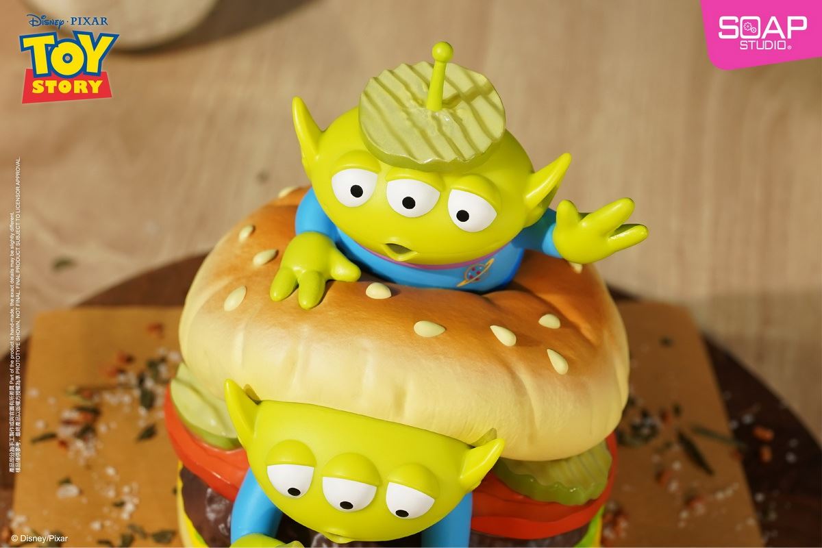 Three Eyes - Burger Day Figure & 18cm Pizza Day