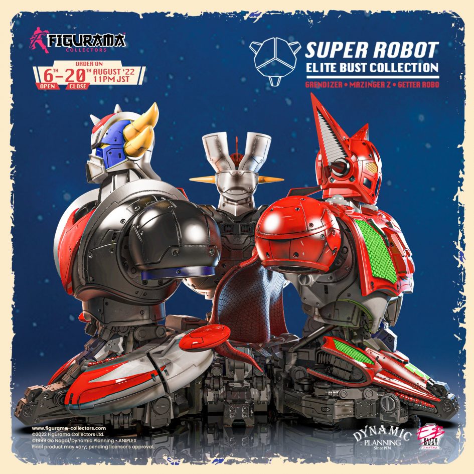 Super Robot Elite Bust Collection (Grendizer / Mazinger Z / Getter)