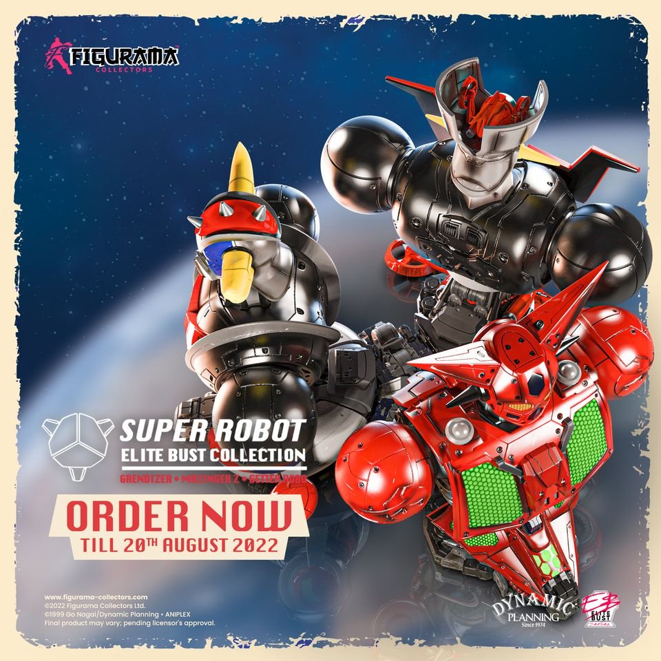 Super Robot Elite Bust Collection (Grendizer / Mazinger Z / Getter)
