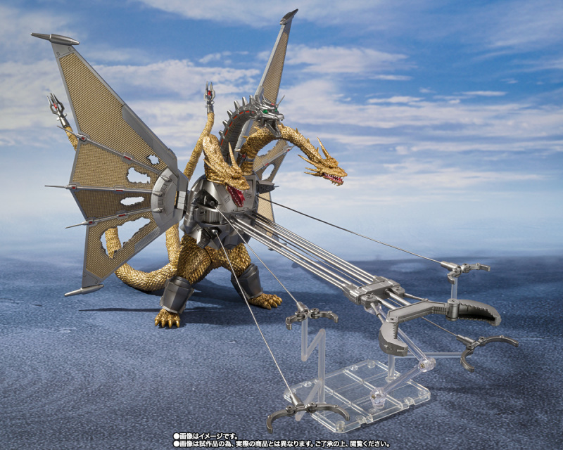 SHMonsterArts Mecha King Ghidorah Shinjuku Decisive Battle Special Set